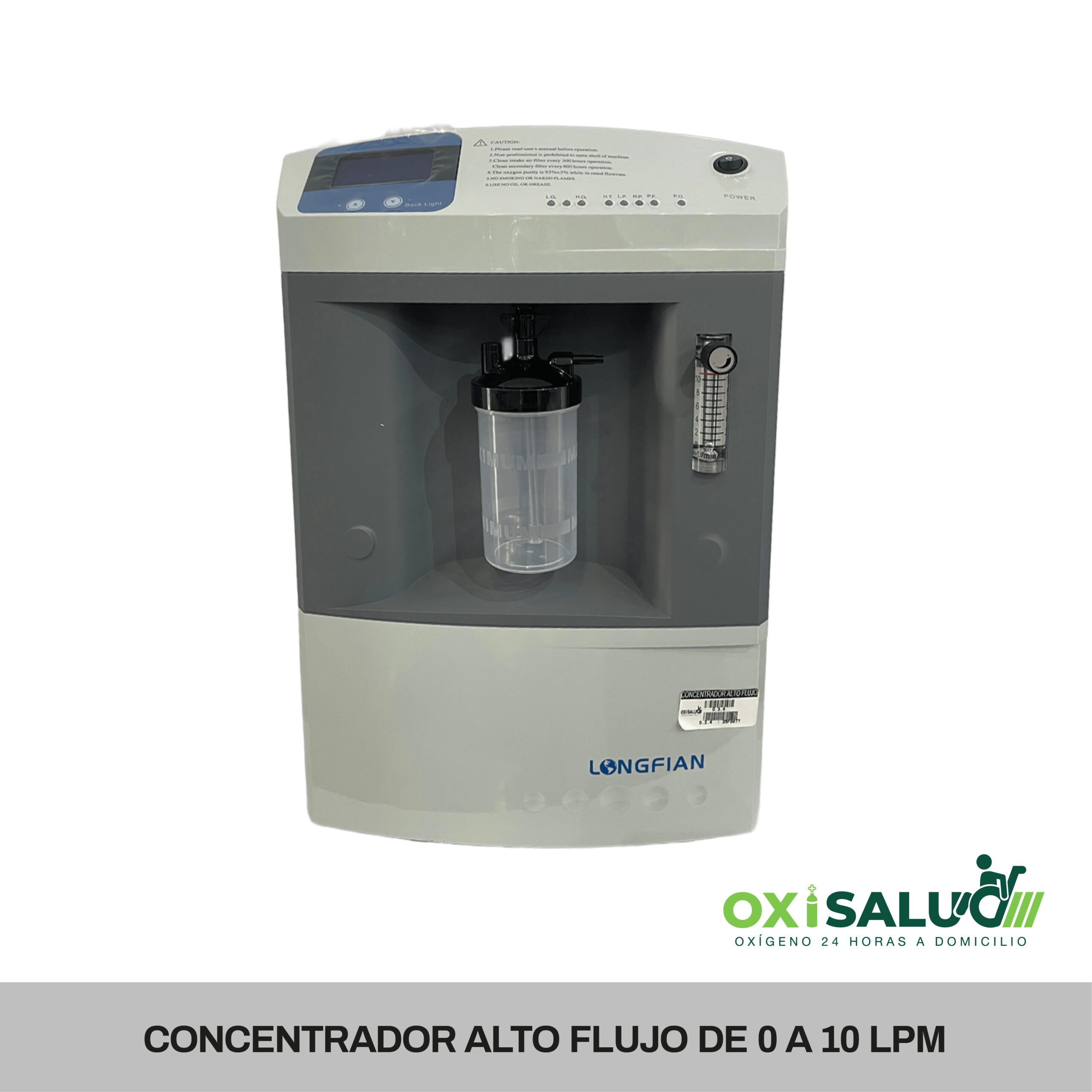 Concentrador de alto flujo